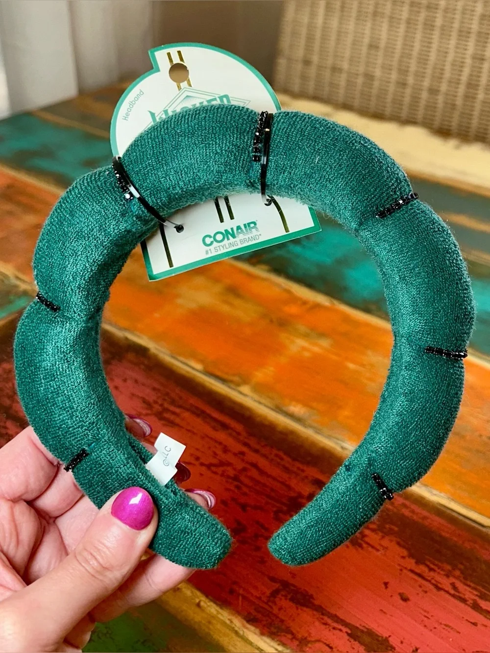 Conair x Wicked Elphaba Headband & Claw Clip 2 Piece Set NWT - Picture 6 of 10